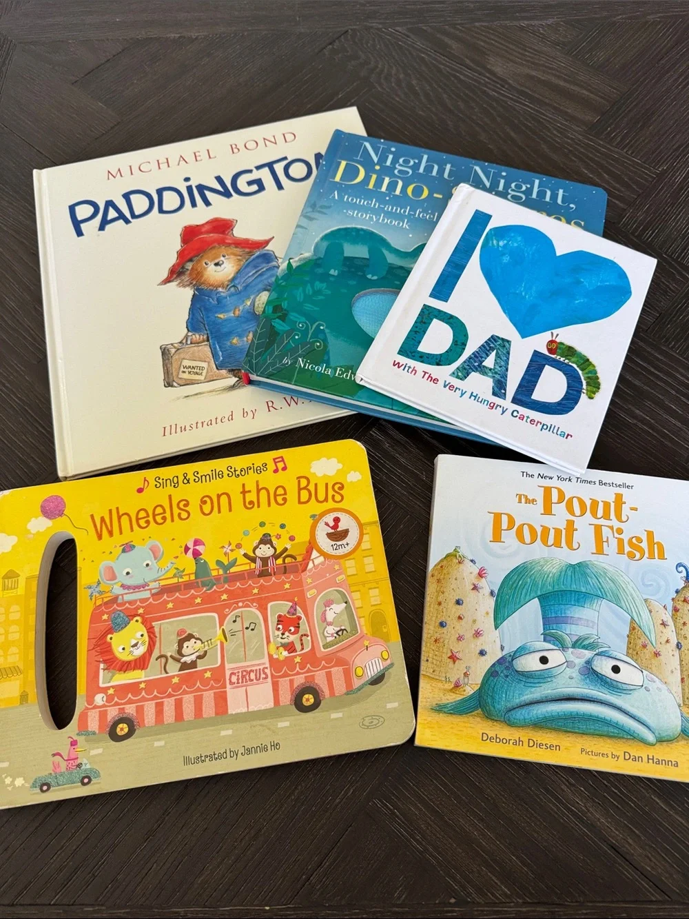 Kids Children’s Book Bundle Lot 5 Paddington Pout-Pout Fish Eric Carle